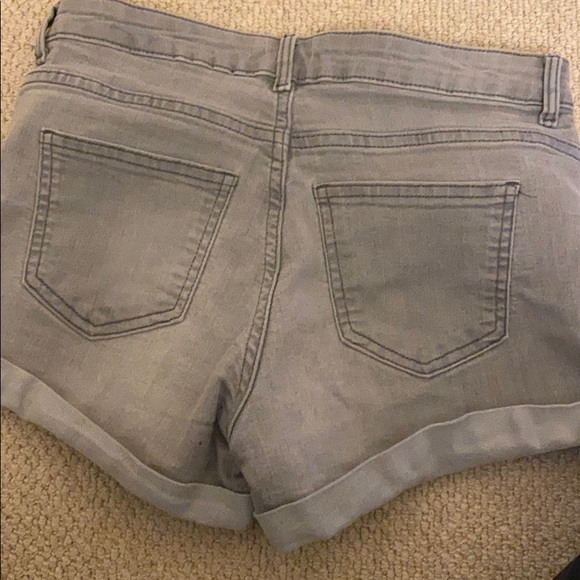 Gray Jean Shorts - Picture 2 of 3